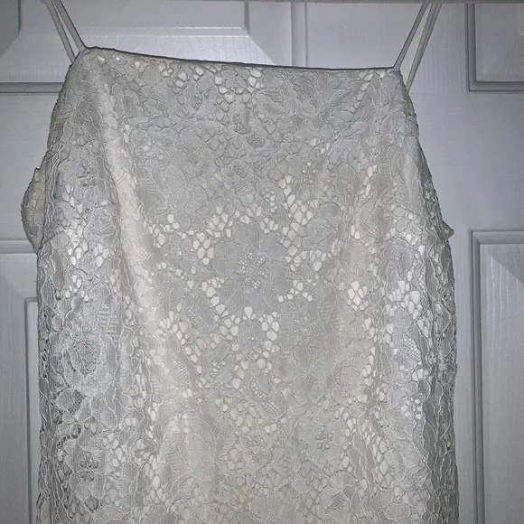 White Lace Dress - Picture 3 of 8